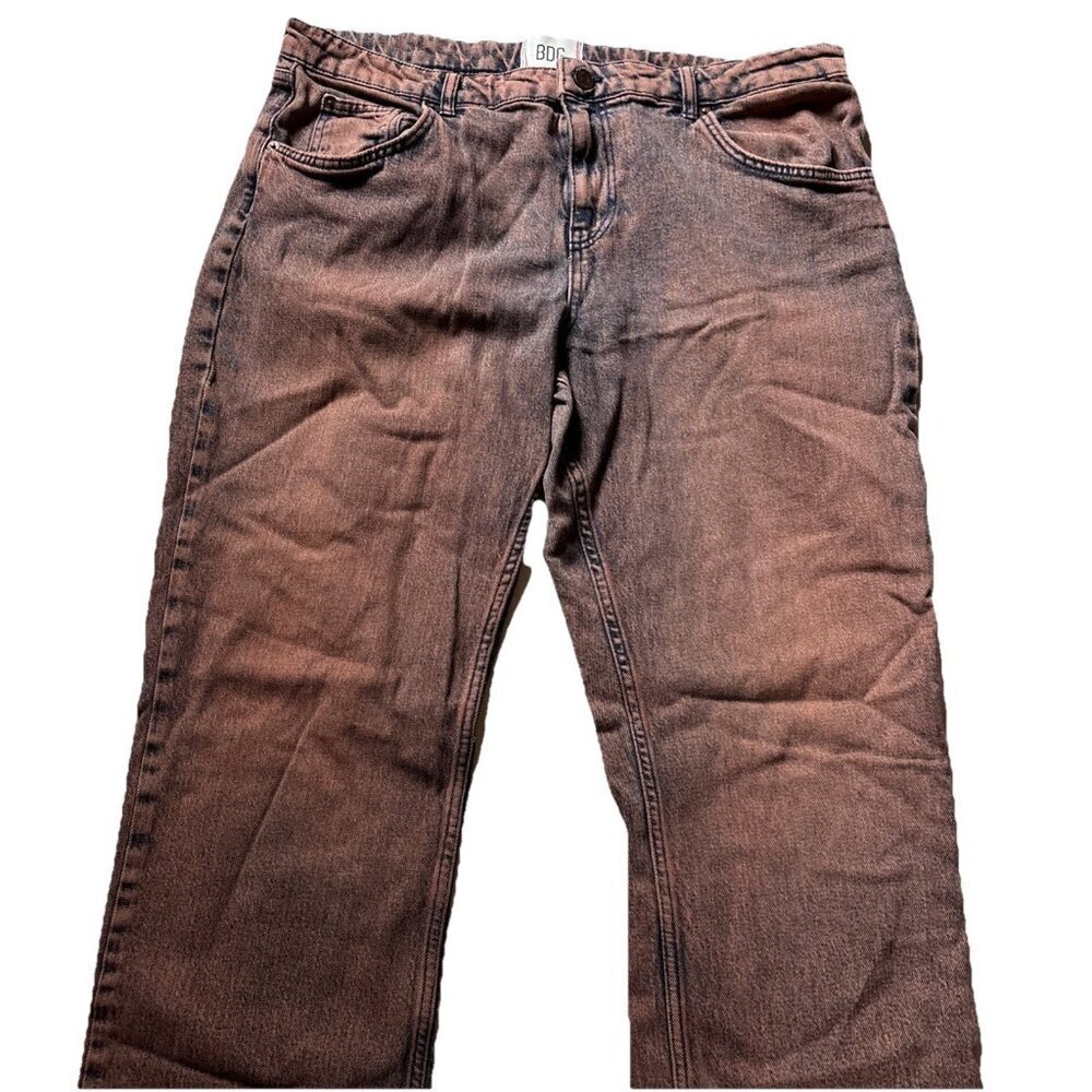 BDG Pink Men’s Jeans 34 Low Rise Slim Bootcut